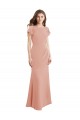 Soft Chiffon Mermaid Long Sleeveless Low Back Bliss Pink Prom Dresses Sheffield