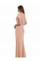 Soft Chiffon Mermaid Long Sleeveless Low Back Bliss Pink Prom Dresses Sheffield