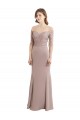 Soft Chiffon & Lace Mermaid Long Half Sleeves Keyhole Back Bridesmaid Dress Sheffield