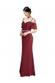 Soft Chiffon Long Cold Shoulder Low Back Bridesmaid Dress Sheffield