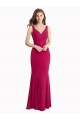 Soft Chiffon Mermaid Long Sleeveless V-Back Prom Dress / Bridesmaid Dress Sheffield