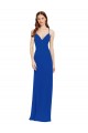 Soft Chiffon A-Line Sleeveless Royal Blue Bridesmaid Dress / Formal Dress Sheffield