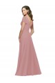 Chiffon A-Line Long Flutter Sleeves V-Back Bridesmaid Dress / Evening Dress Sheffield