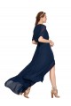 Soft Chiffon A-Line Long Flutter Sleeves Bridesmaid Dress / Formal Dress Sheffield