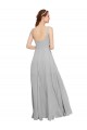 Chiffon A-Line Long Sleeveless Front Slit Bridesmaid Dress / Evening Dress Sheffield