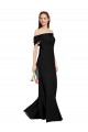 Soft Chiffon Mermaid Long Sleeveless Black Prom Dresses Sheffield
