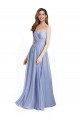 Chiffon & Lace A-Line Long Sleeveless Open Back Bridesmaid Dress / Evening Dress Sheffield