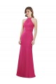 Soft Chiffon Long Sleeveless Criss Cross Open Back Bridesmaid Dress Sheffield