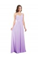 Chiffon A-Line Long Sleeveless Lilac Bridesmaid Dress / Evening Dress Sheffield