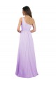 Chiffon A-Line Long Sleeveless Lilac Bridesmaid Dress / Evening Dress Sheffield