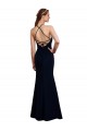 Soft Chiffon Mermaid Long Sleeveless Criss Cross Open Back Bridesmaid Dress Sheffield