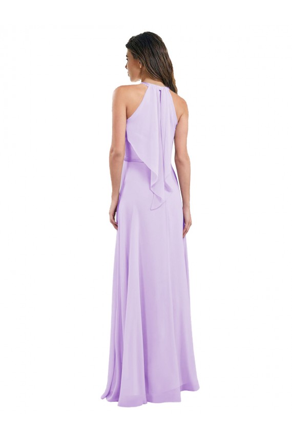Chiffon A-Line Long Lilac Bridesmaid Dress / Evening Dress Sheffield