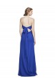 Soft Chiffon A-Line Long Sleeveless Bridesmaid Gown Sheffield