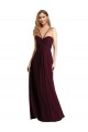 Chiffon A-Line Long Sleeveless Open Back Wedding Party Dress Sheffield