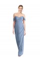 Soft Chiffon Mermaid Long Sleeveless Low Back Semi Formal Evening Dress / Bridesmaid Dress Sheffield