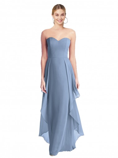 Chiffon Long A-Line Sleeveless Formal Dress / Bridesmaid Dress Sheffield