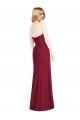 Soft Chiffon Trumpet Long Sleeveless Front Slit Bridesmaid Dresses Sheffield