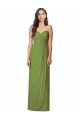 Soft Chiffon Trumpet Long Sleeveless Side Front Slit Bridesmaid Dresses Sheffield