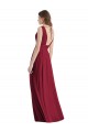 Lxue Chiffon A-Line Long Sleeveless Tie Back Bridesmaid Dress Sheffield