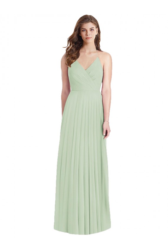 Soft Chiffon Trumpet Long Cold Shoulder Semi Formal Evening Dress / Bridesmaid Dress Sheffield