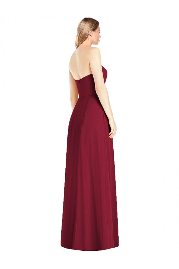 Soft Chiffon Trumpet Trumpet Sleeveless Hot Pink Semi Formal Evening Dress / Bridesmaid Dress Sheffield
