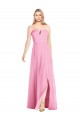 Soft Chiffon Trumpet Trumpet Sleeveless Hot Pink Semi Formal Evening Dress / Bridesmaid Dress Sheffield