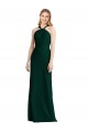 Soft Chiffon Trumpet Long Sleeveless Ever Green Bridesmaid Dress Sheffield