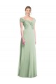 Soft Chiffon Trumpet Long Sleeveless Bridesmaid Dress Sheffield