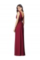 Soft Chiffon A-Line Long Sleeveless V-Back Semi Formal Evening Dress / Bridesmaid Dress Sheffield