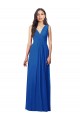 Soft Chiffon A-Line Long Sleeveless V-Back Semi Formal Evening Dress / Bridesmaid Dress Sheffield