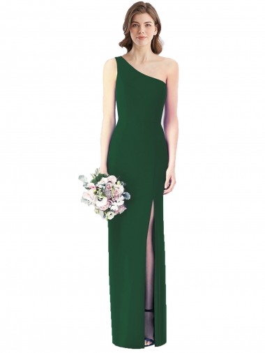 Soft Chiffon Trumpet Trumpet Sleeveless Dark Green Bridesmaid Dress Sheffield