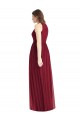 Soft Chiffon A-Line Long Sleeveless Lilac Bridesmaid Dresses Sheffield