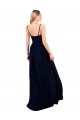 Soft Chiffon A-Line Long Sleeveless High Slit Evening Dresses Sheffield
