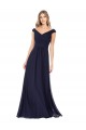 Luxe Chiffon A-Line Long Sleeveless Evening Dress / Bridesmaid Dress Sheffield