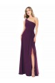 Soft Chiffon A-Line Long Sleeveless Grape Formal Dress / Bridesmaid Dress Sheffield