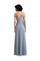 Chiffon A-Line Long Sleeveless High Side Slit Bridesmaid Dresses Sheffield