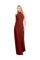 Soft Chiffon A-Line Long Sleeveless Open Back Prom Dress / Bridesmaid Dress Sheffield