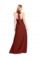 Soft Chiffon A-Line Long Sleeveless Open Back Prom Dress / Bridesmaid Dress Sheffield