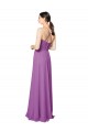 Soft Chiffon A-Line Long Sleeveless Criss Cross Back Dahlia Bridesmaid Dresses Sheffield