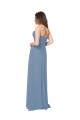 Chiffon A-Line Sleeveless Dusty Blue Bridesmaid Dress / Evening Gowns Sheffield