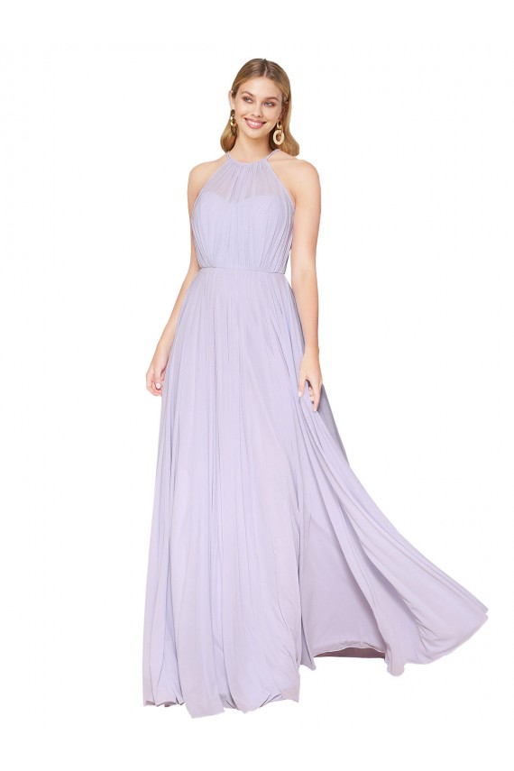 Luxe Chiffon A-Line Long Sleeveless Formal Evening Gown / Prom Dress / Bridesmaid Dress Sheffield