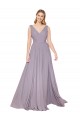 Soft Chiffon A-Line Sleeveless Dusty Rose Formal Evening Gown / Prom Dress / Bridesmaid Dress Sheffield