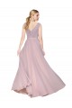 Soft Chiffon A-Line Long Sleeveless V-Back Formal Evening Gown / Prom Dress / Bridesmaid Dress Sheffield