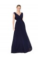 Soft Chiffon A-Line Sleeveless Dark Navy Formal Evening Gown / Prom Dress / Bridesmaid Dress Sheffield