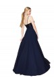 Soft Chiffon & Sequin A-Line Long Sleeveless Semi Formal Evening Dress / Prom Dress / Bridesmaid Dress Sheffield