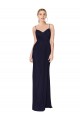 Soft Chiffon Mermaid Long Sleeveless V-Back Bridesmaid Dress / Formal Dress Sheffield