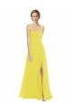 Soft Chiffon A-Line Long Sleeveless Semi Formal Evening Dress / Bridesmaid Dress Sheffield
