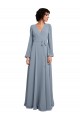 Soft Chiffon A-Line Long Long Sleeves Bridesmaid Dress / Formal Dress Sheffield