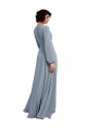Soft Chiffon A-Line Long Long Sleeves Bridesmaid Dress / Formal Dress Sheffield