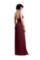 Soft Chiffon A-Line Long Sleeveless Open Back High Side Slit Bridesmaid Dresses Sheffield